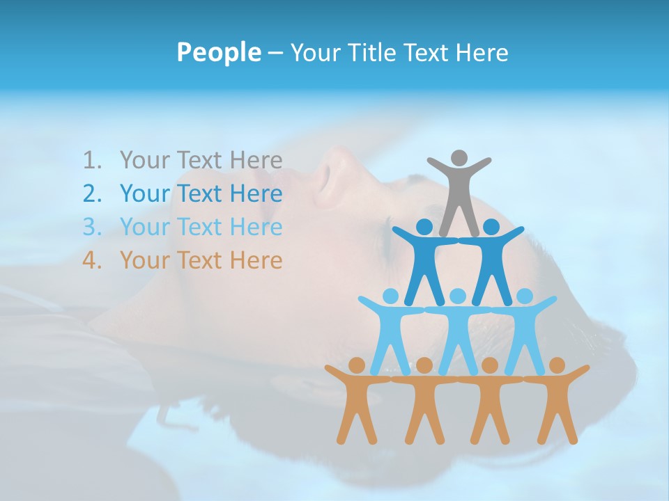 Health Blue Vacation PowerPoint Template