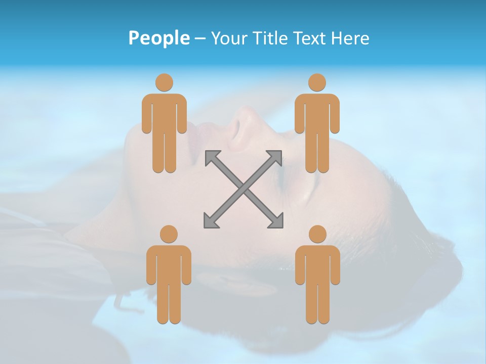 Health Blue Vacation PowerPoint Template