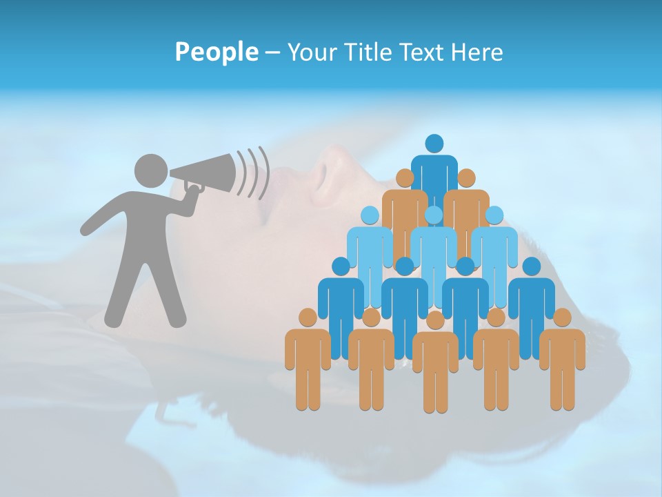 Health Blue Vacation PowerPoint Template