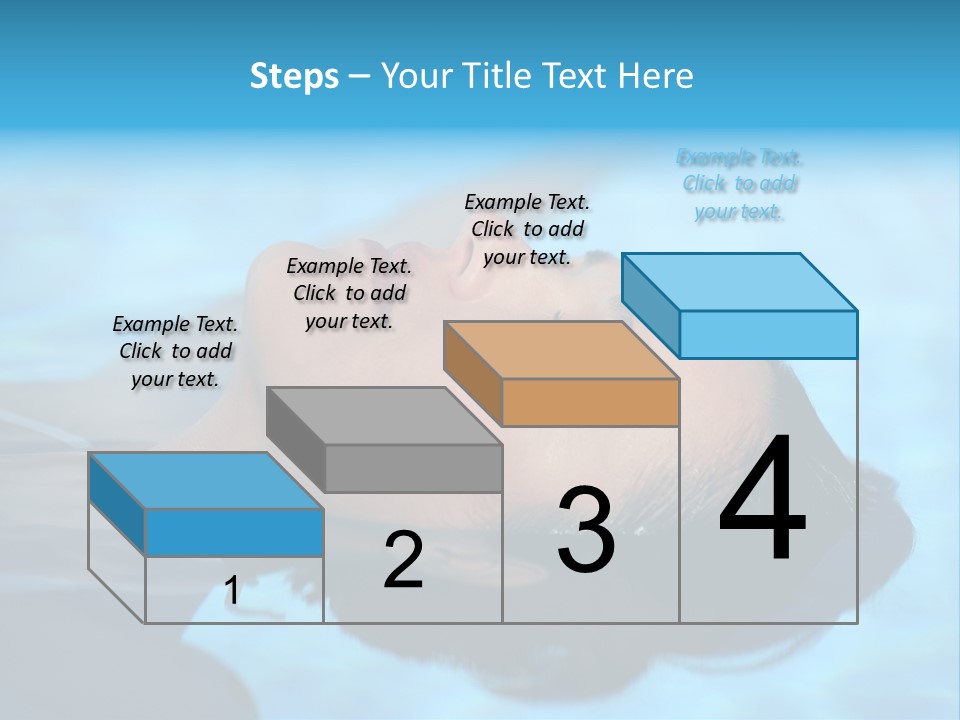 Health Blue Vacation PowerPoint Template