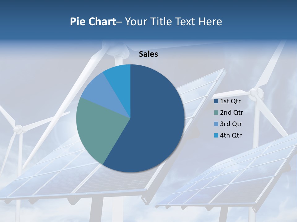 Solar Turbine Ecology PowerPoint Template