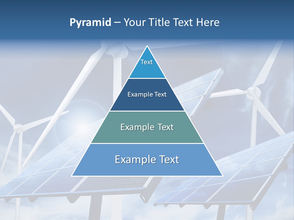 Solar Turbine Ecology PowerPoint Template
