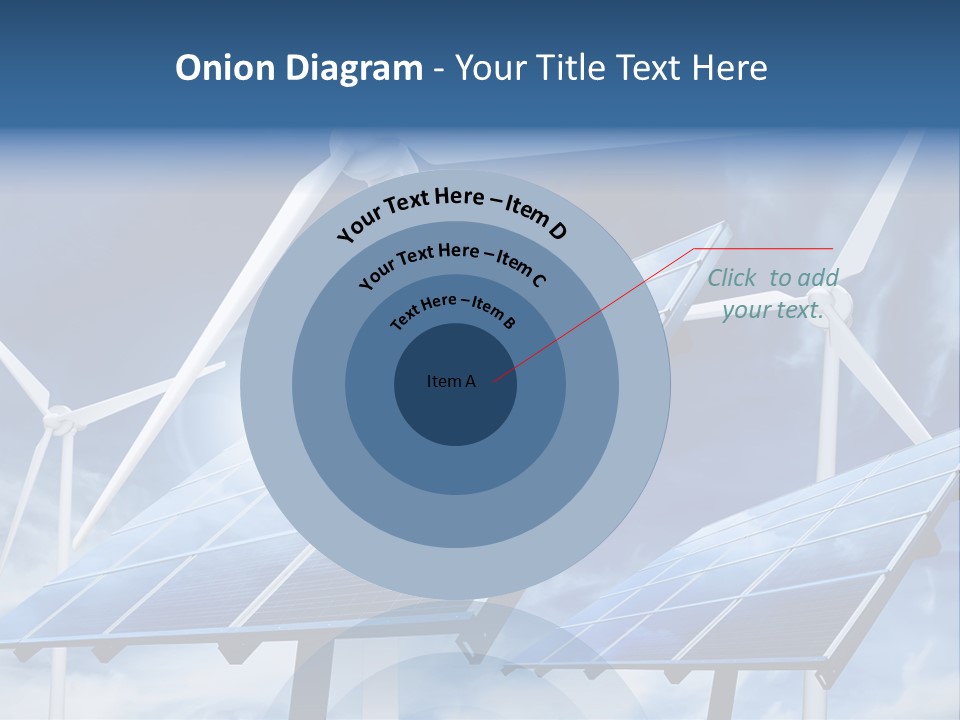 Solar Turbine Ecology PowerPoint Template