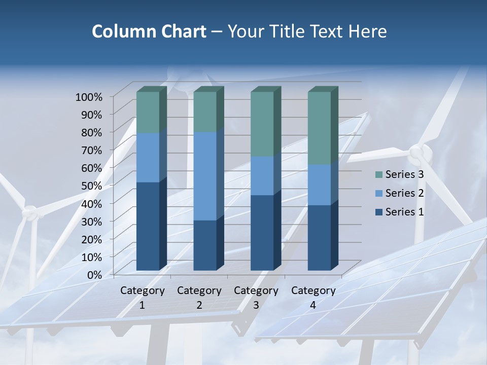Solar Turbine Ecology PowerPoint Template