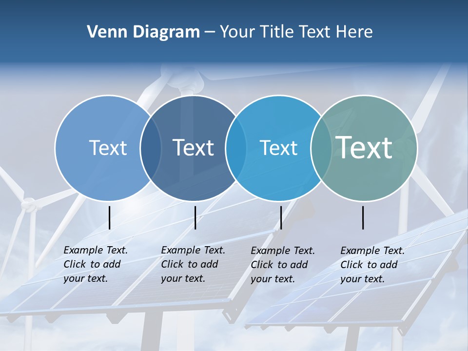 Solar Turbine Ecology PowerPoint Template