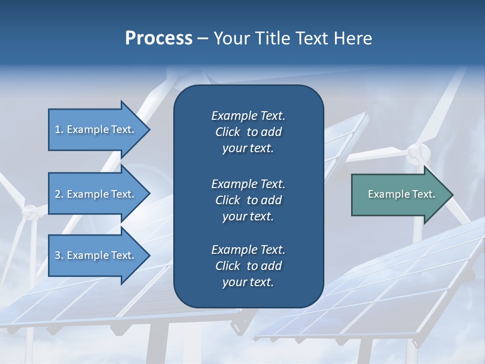 Solar Turbine Ecology PowerPoint Template