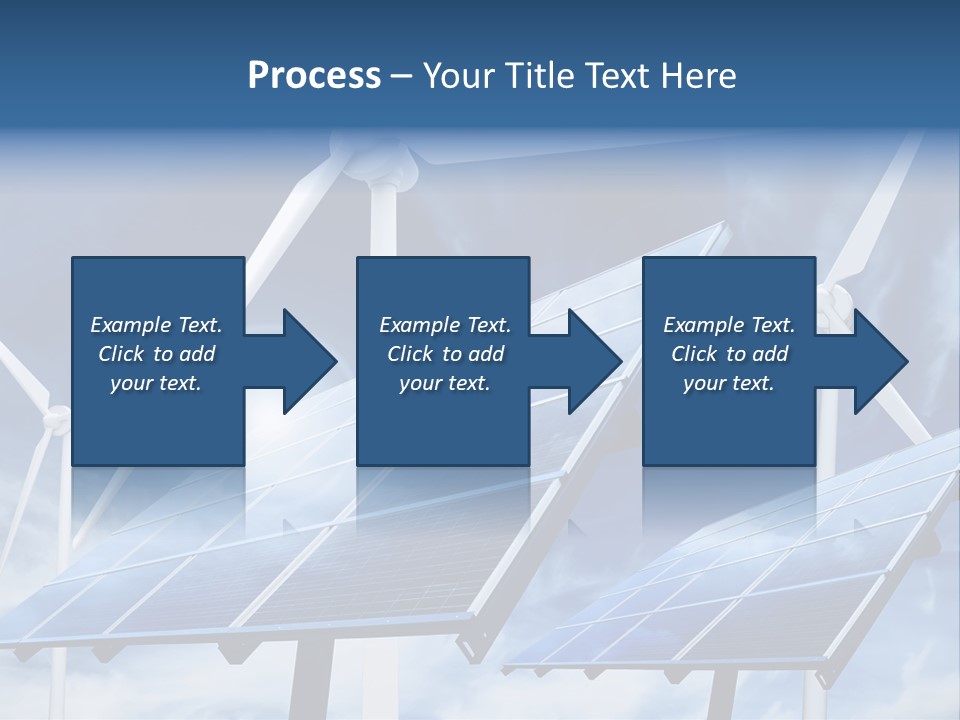 Solar Turbine Ecology PowerPoint Template