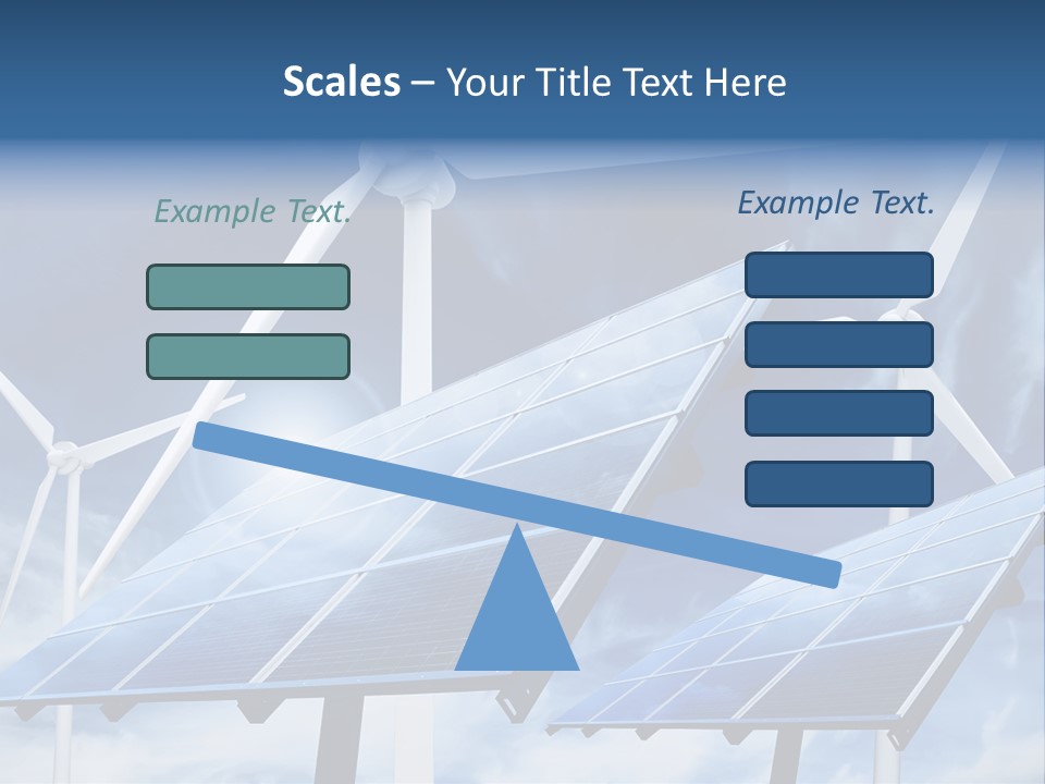 Solar Turbine Ecology PowerPoint Template