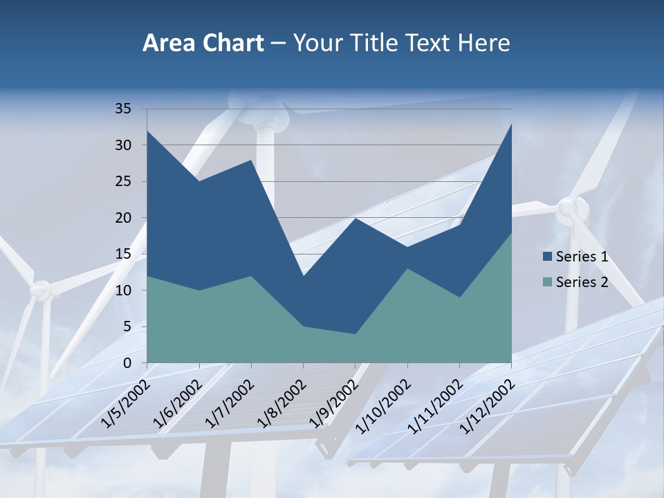 Solar Turbine Ecology PowerPoint Template