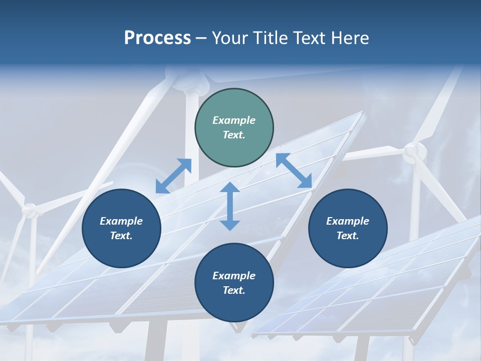 Solar Turbine Ecology PowerPoint Template