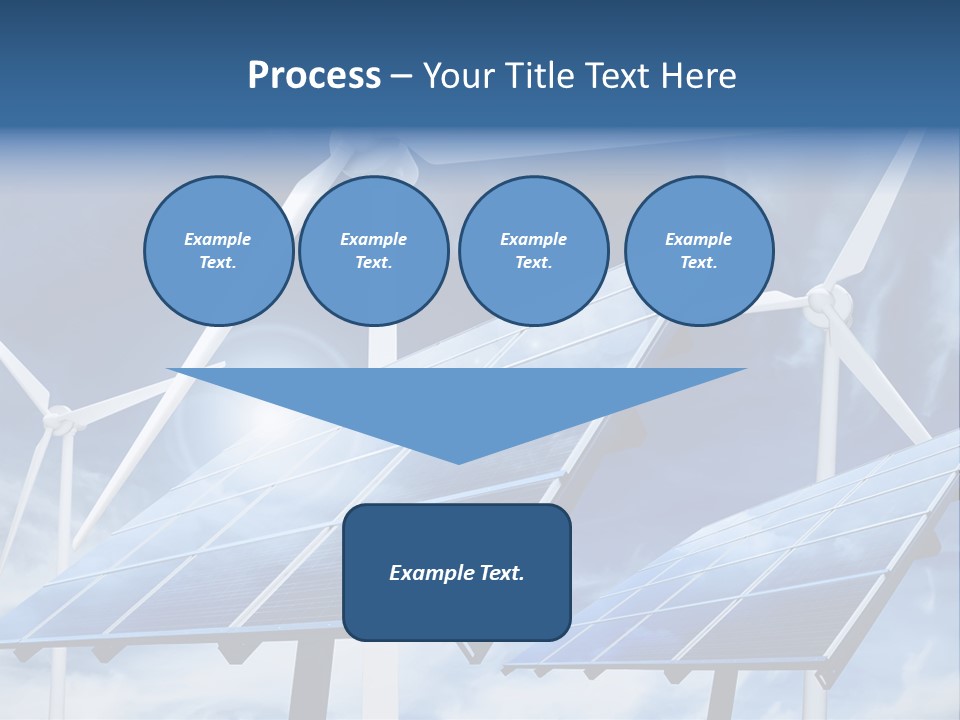 Solar Turbine Ecology PowerPoint Template