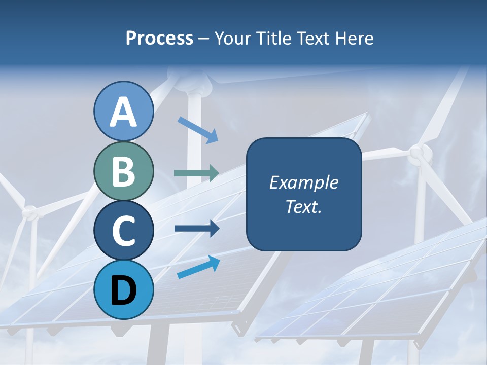 Solar Turbine Ecology PowerPoint Template