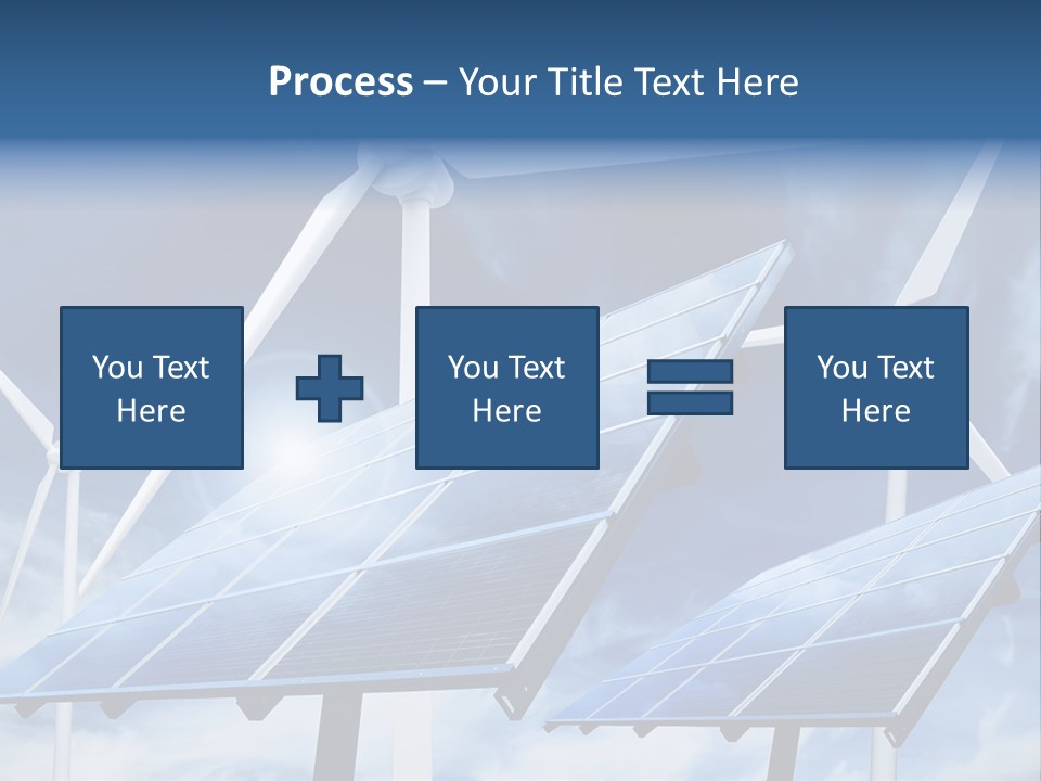 Solar Turbine Ecology PowerPoint Template