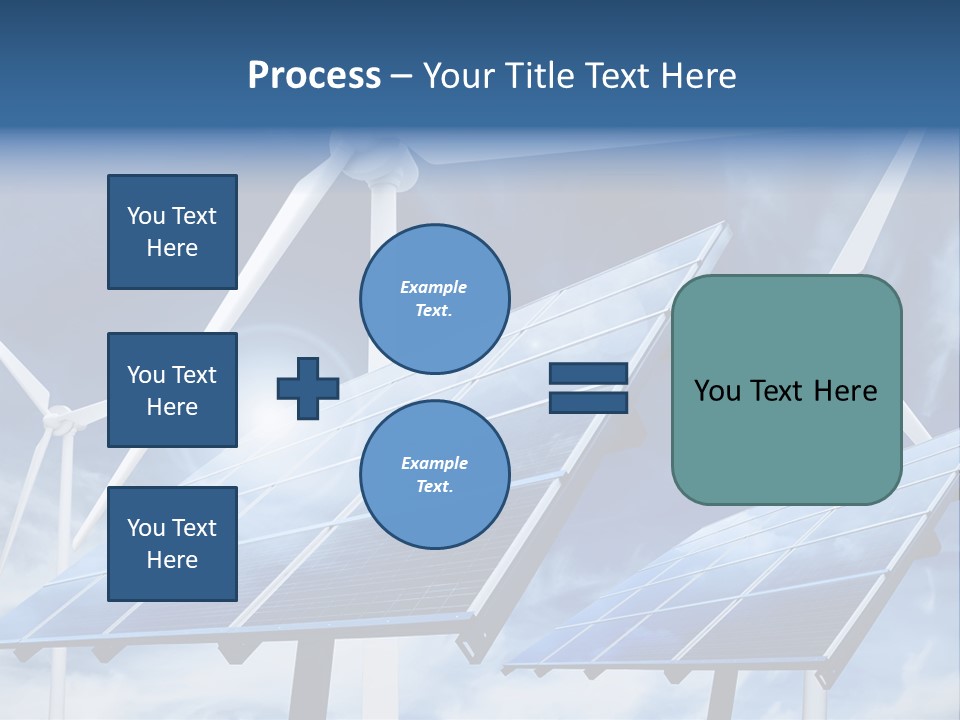 Solar Turbine Ecology PowerPoint Template