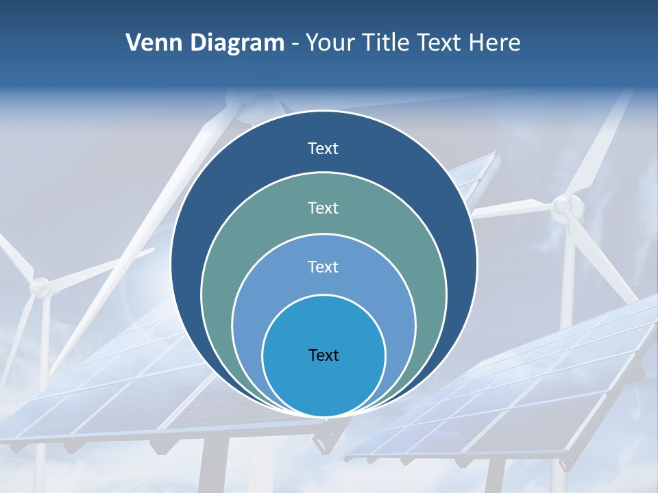 Solar Turbine Ecology PowerPoint Template