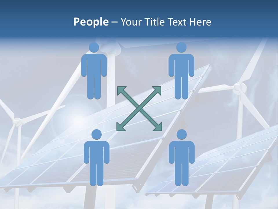 Solar Turbine Ecology PowerPoint Template