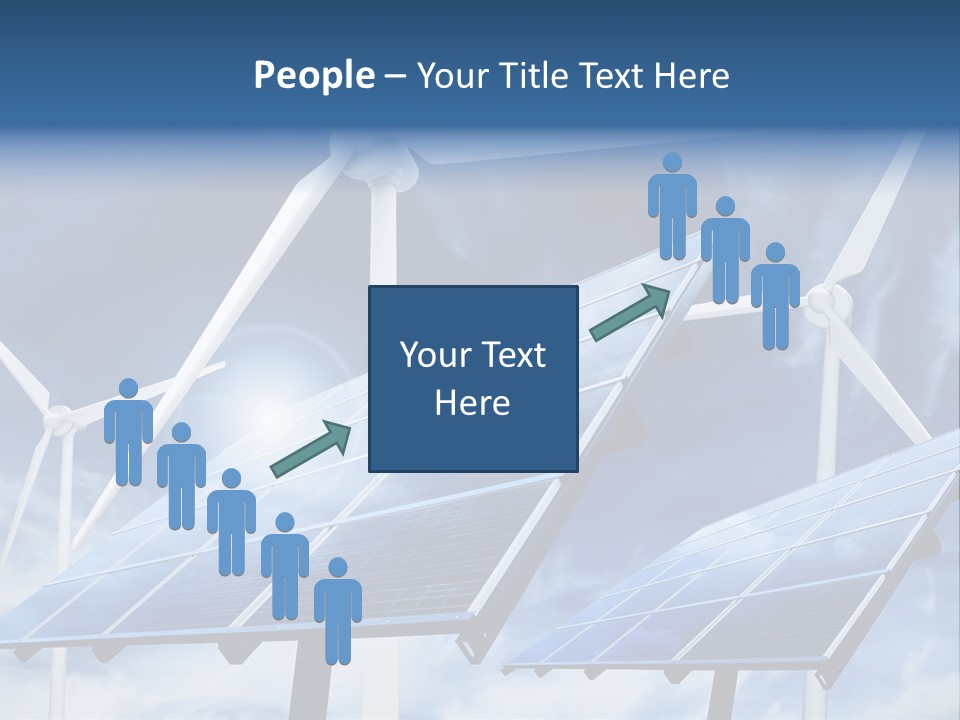 Solar Turbine Ecology PowerPoint Template