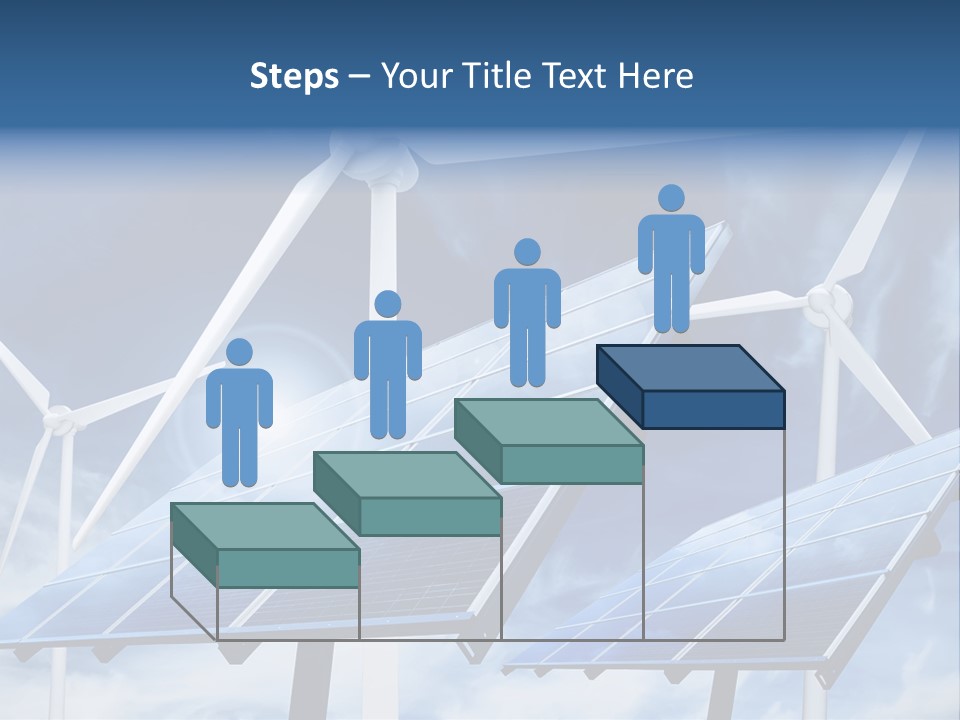 Solar Turbine Ecology PowerPoint Template