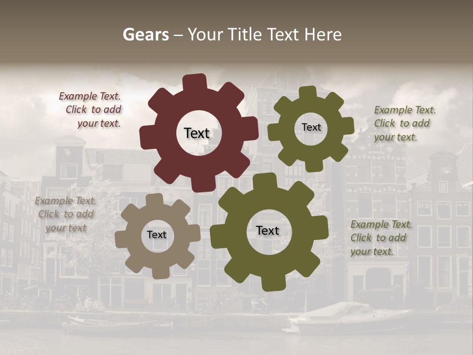 Season Flower Growth PowerPoint Template