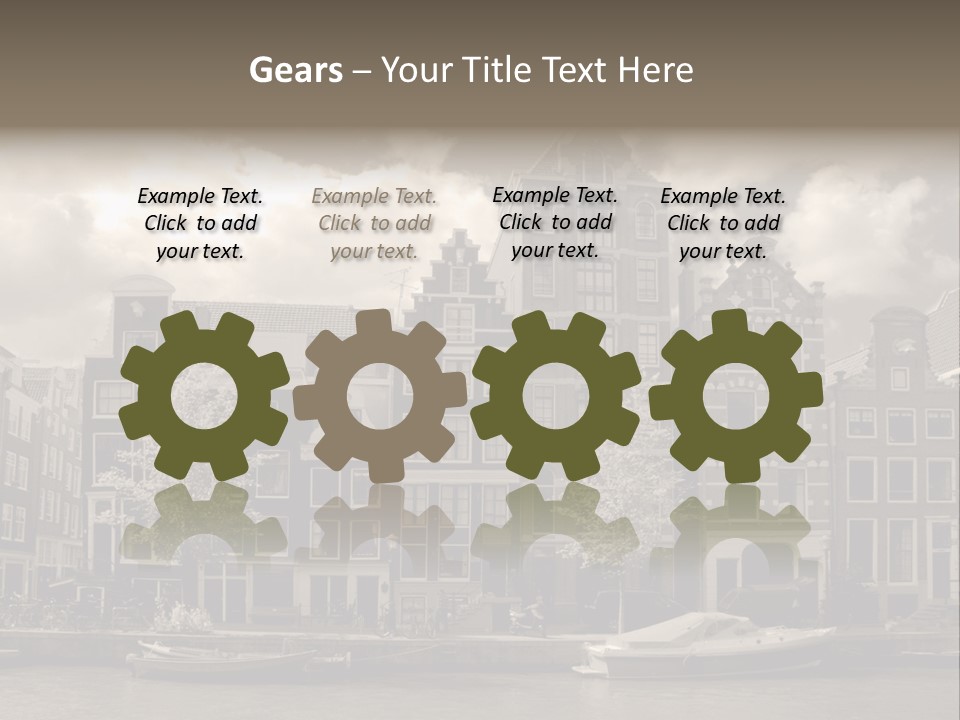 Season Flower Growth PowerPoint Template