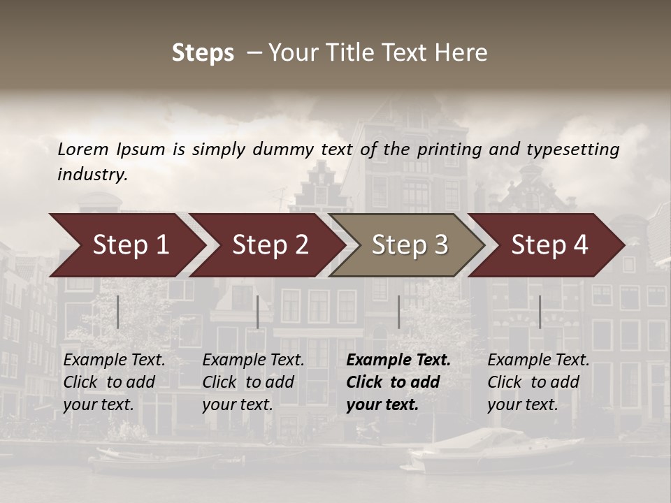 Season Flower Growth PowerPoint Template