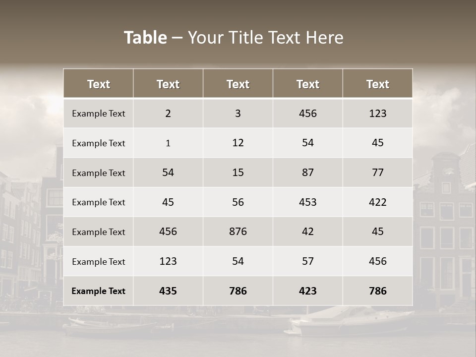 Season Flower Growth PowerPoint Template