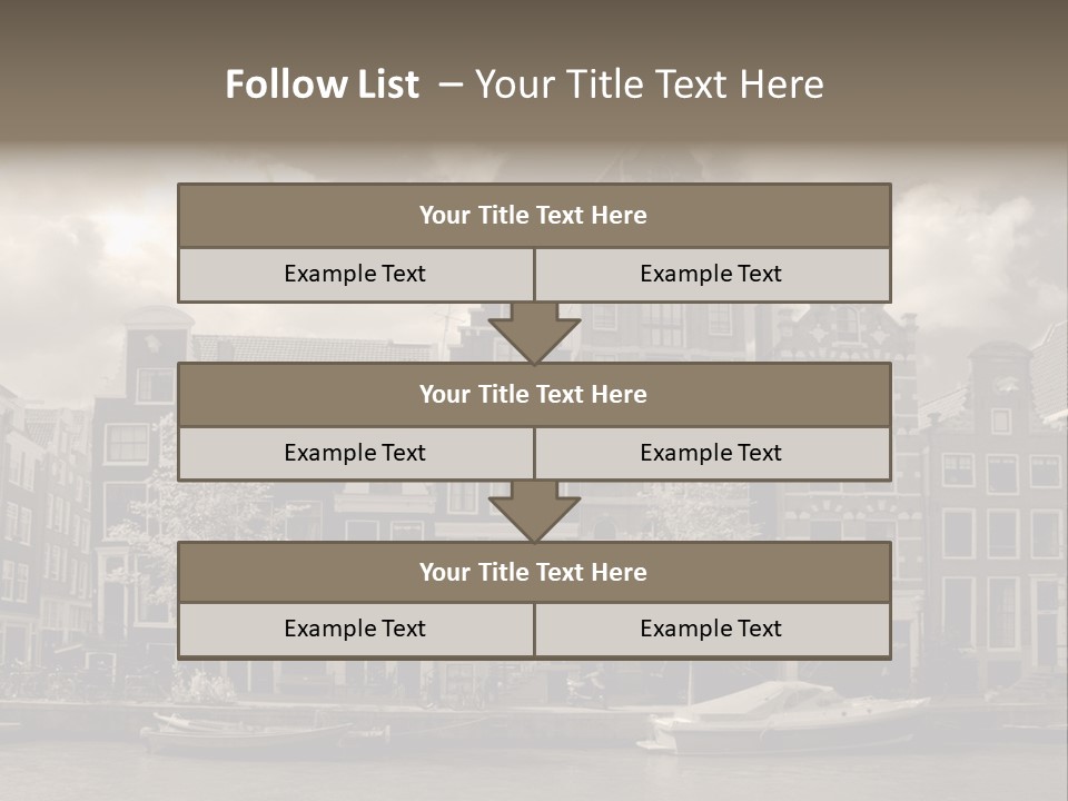 Season Flower Growth PowerPoint Template
