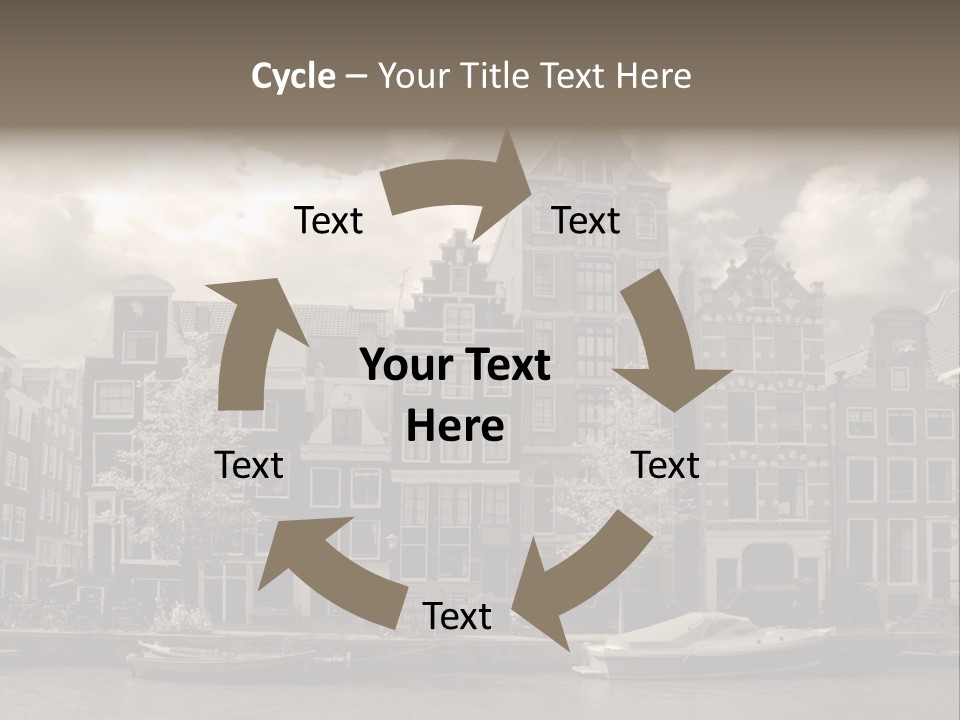 Season Flower Growth PowerPoint Template