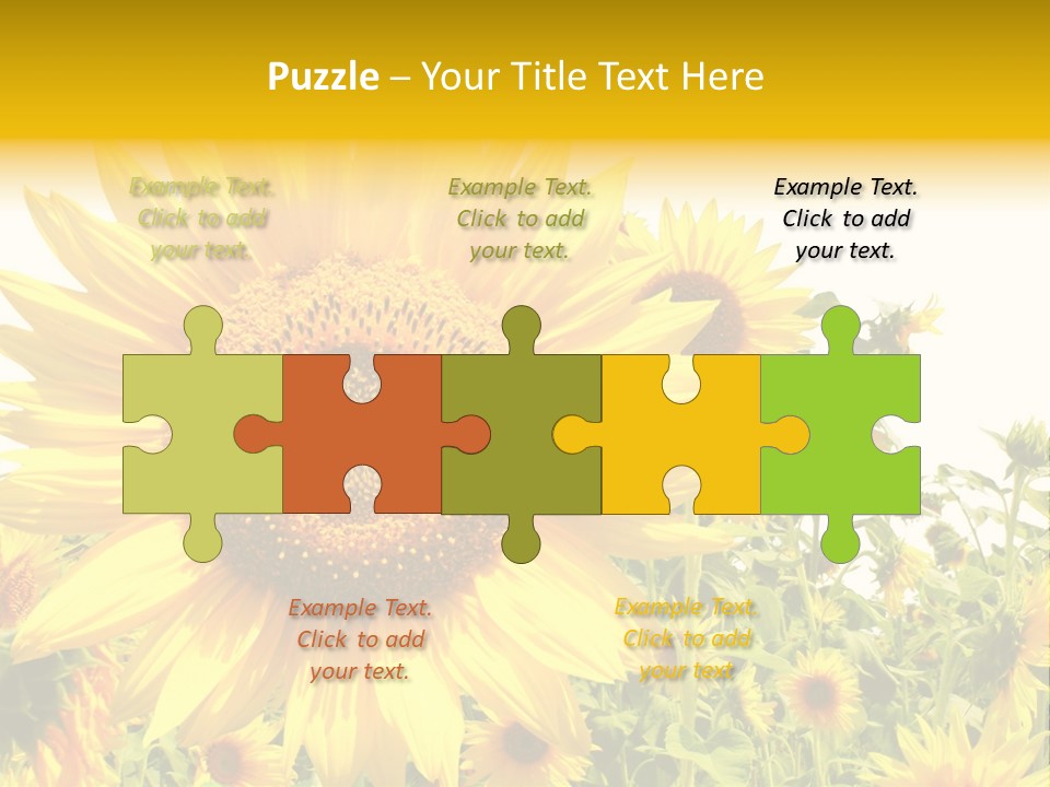 Season Flower Growth PowerPoint Template