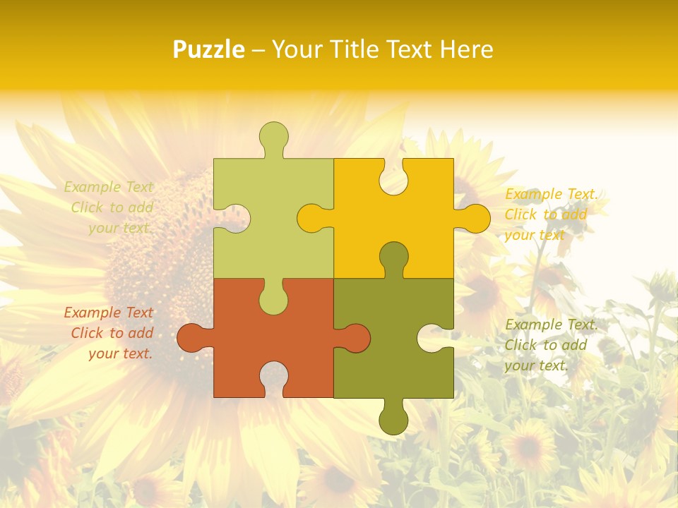 Season Flower Growth PowerPoint Template
