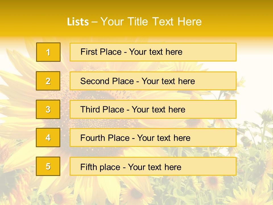 Season Flower Growth PowerPoint Template