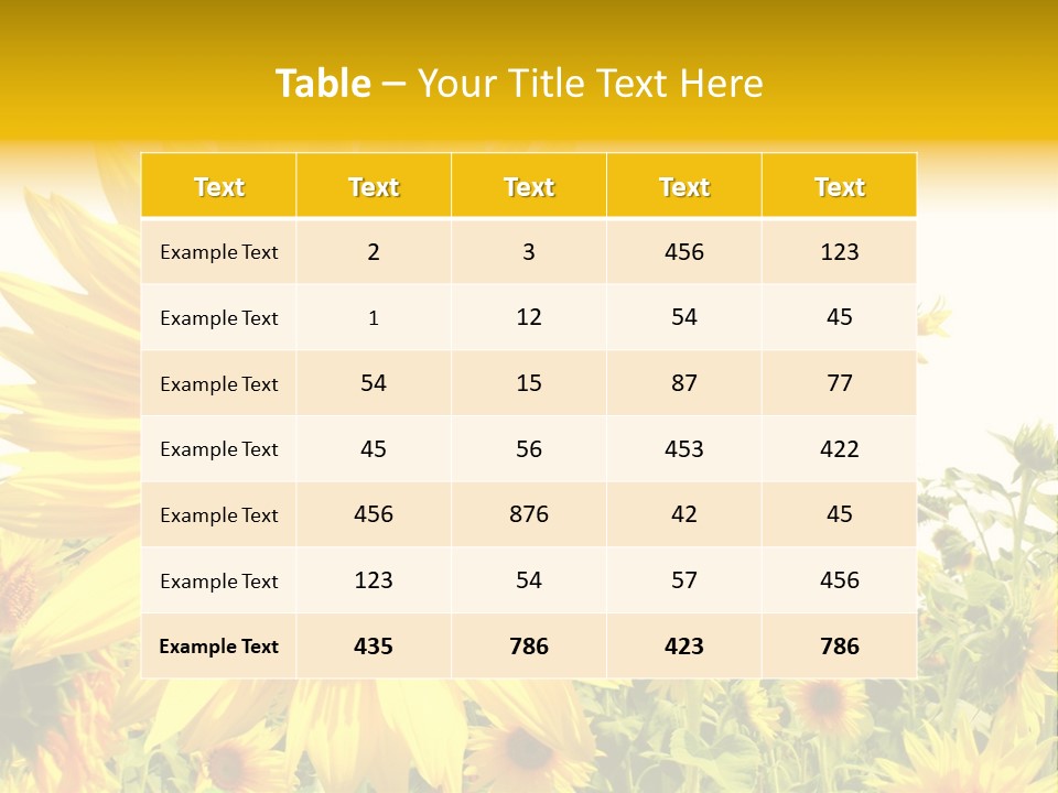 Season Flower Growth PowerPoint Template