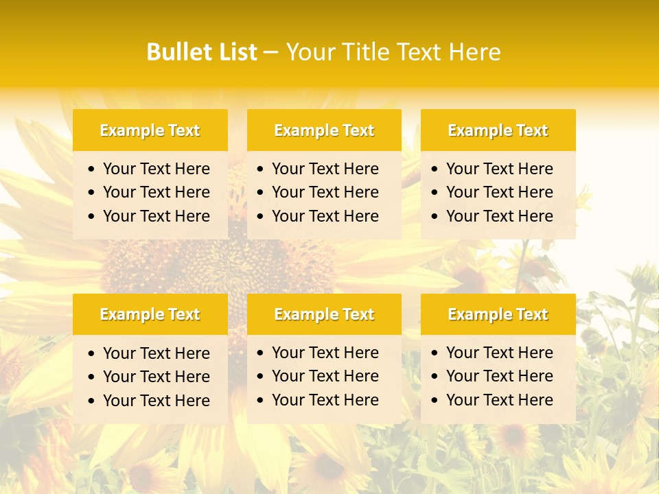 Season Flower Growth PowerPoint Template