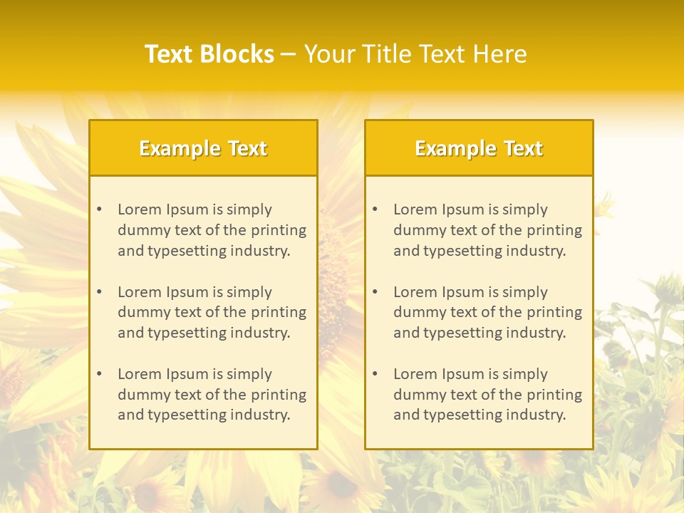 Season Flower Growth PowerPoint Template
