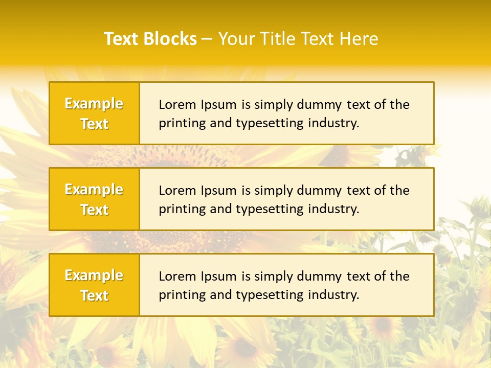 Season Flower Growth PowerPoint Template