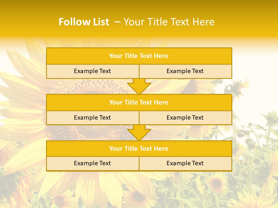 Season Flower Growth PowerPoint Template