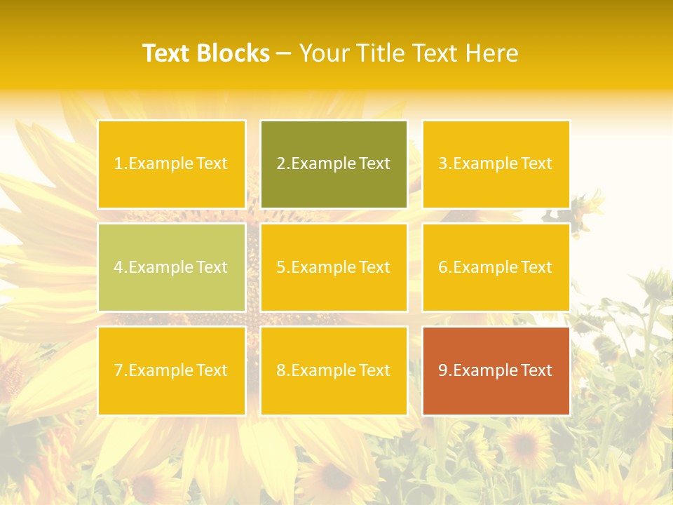 Season Flower Growth PowerPoint Template