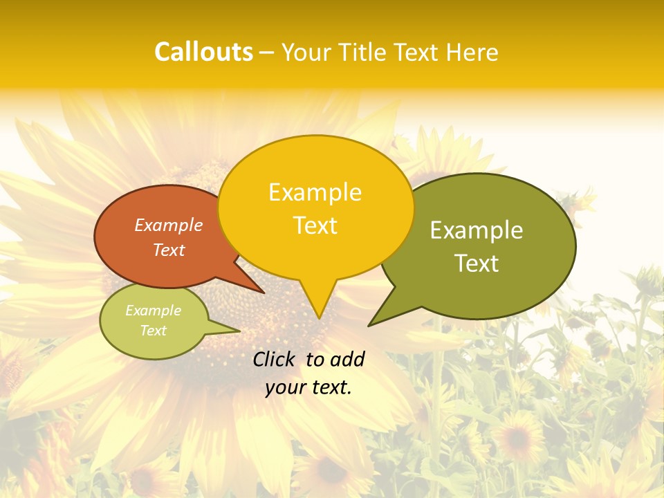 Season Flower Growth PowerPoint Template