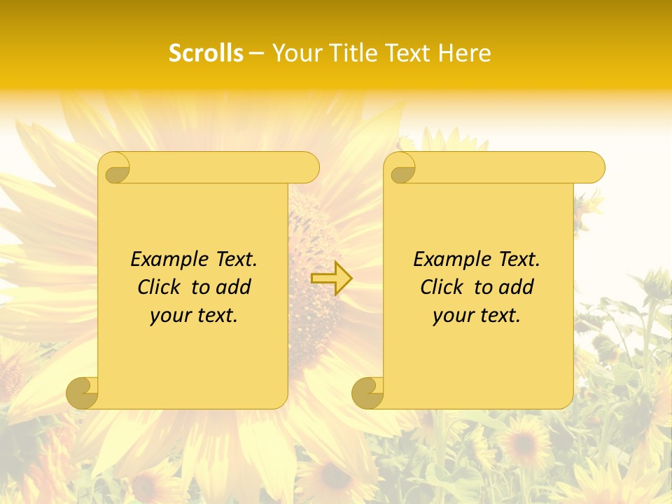Season Flower Growth PowerPoint Template