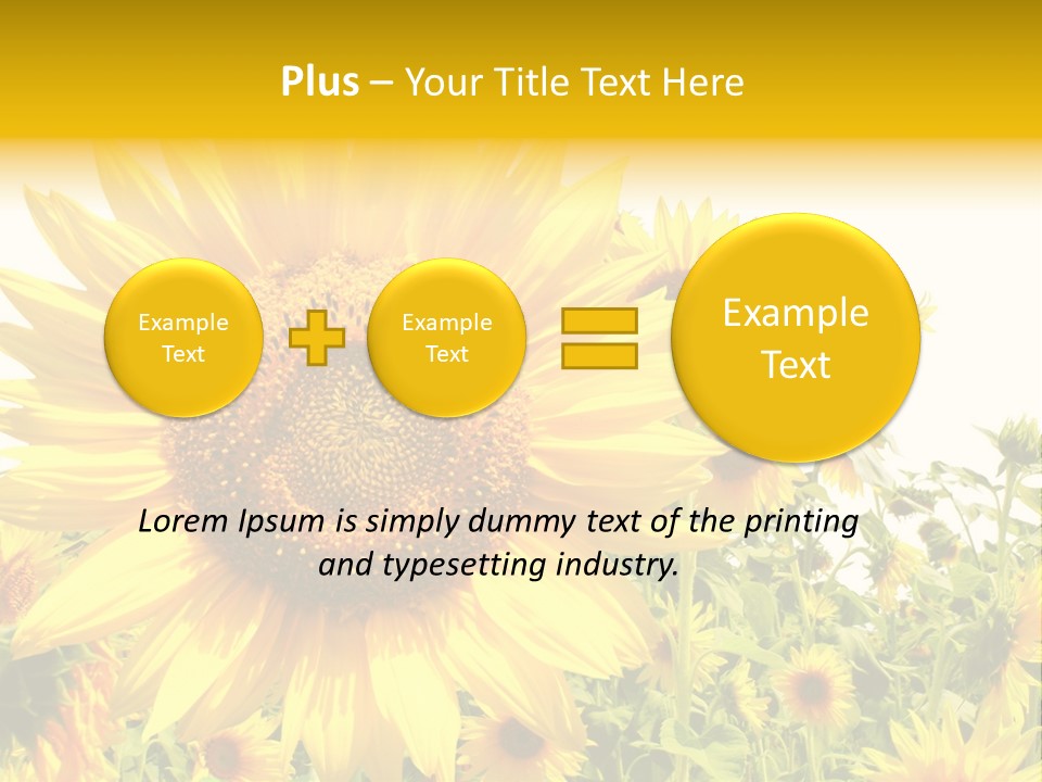 Season Flower Growth PowerPoint Template