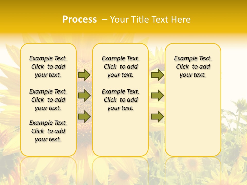 Season Flower Growth PowerPoint Template