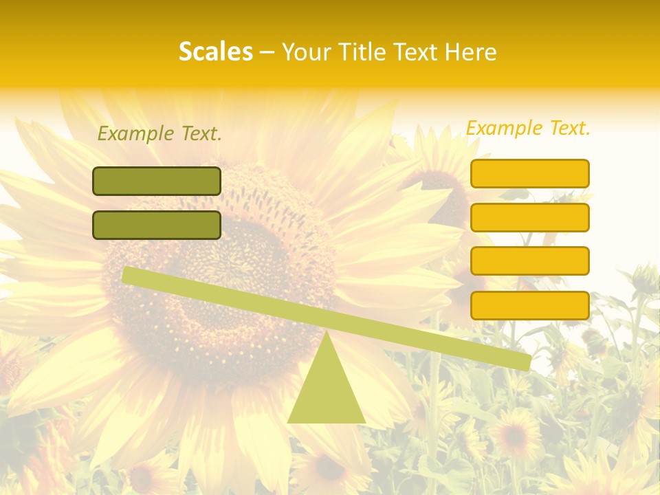 Season Flower Growth PowerPoint Template