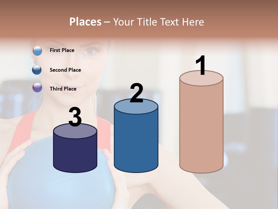 Curls Female Beauty PowerPoint Template