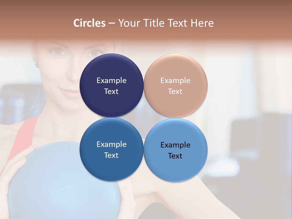 Curls Female Beauty PowerPoint Template