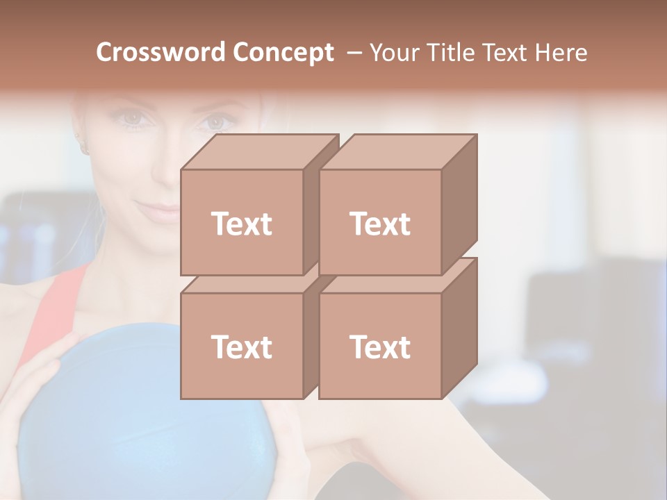 Curls Female Beauty PowerPoint Template