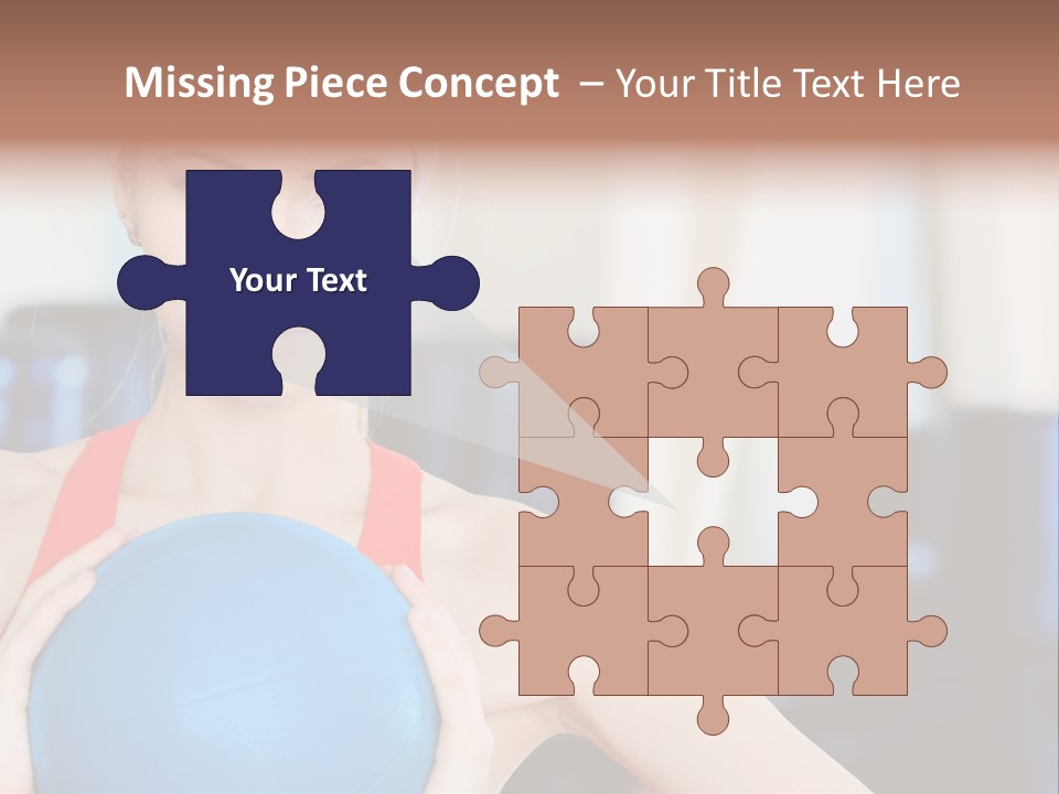 Curls Female Beauty PowerPoint Template