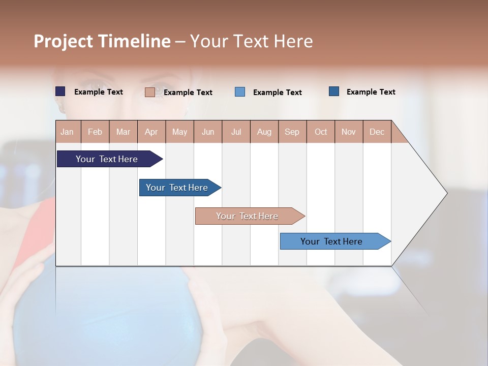 Curls Female Beauty PowerPoint Template