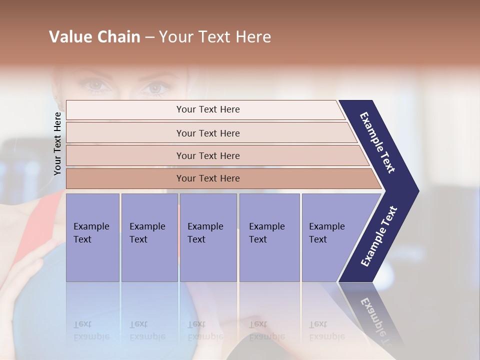 Curls Female Beauty PowerPoint Template