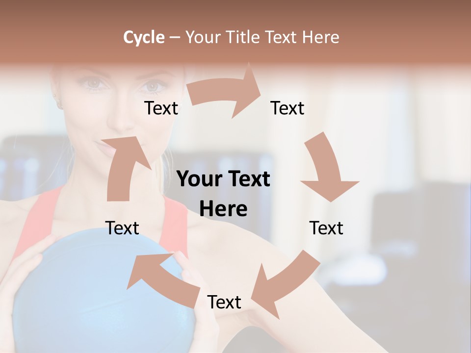 Curls Female Beauty PowerPoint Template