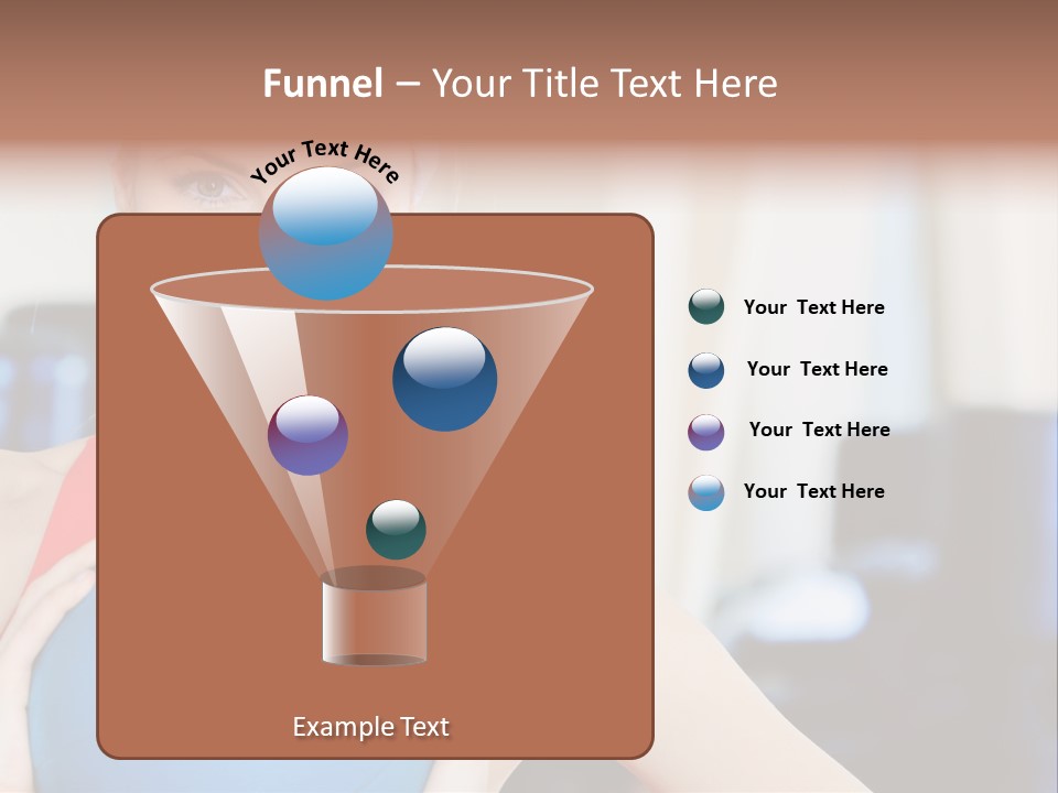 Curls Female Beauty PowerPoint Template